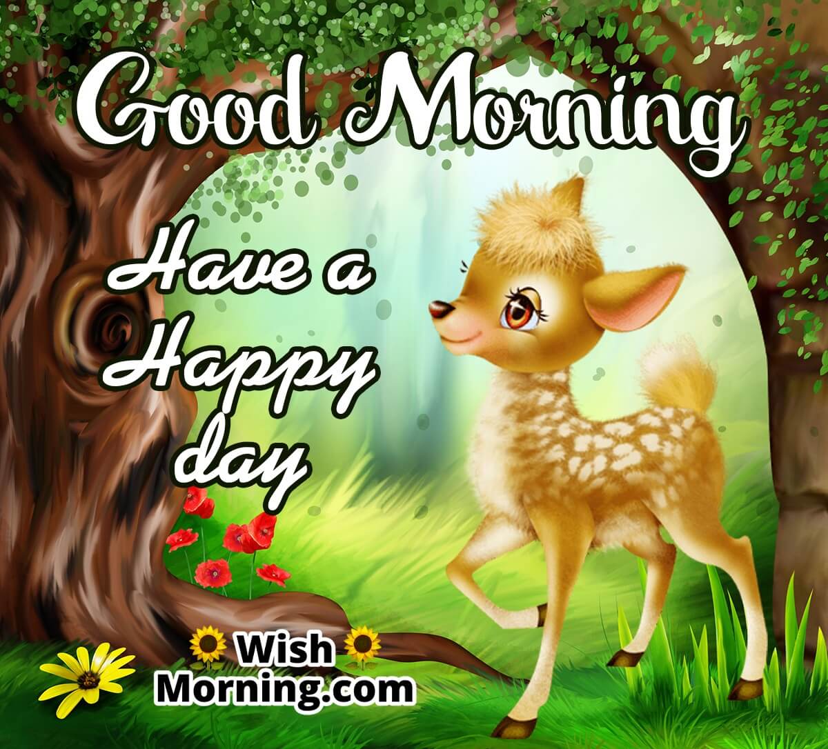 Good Morning Deer Image