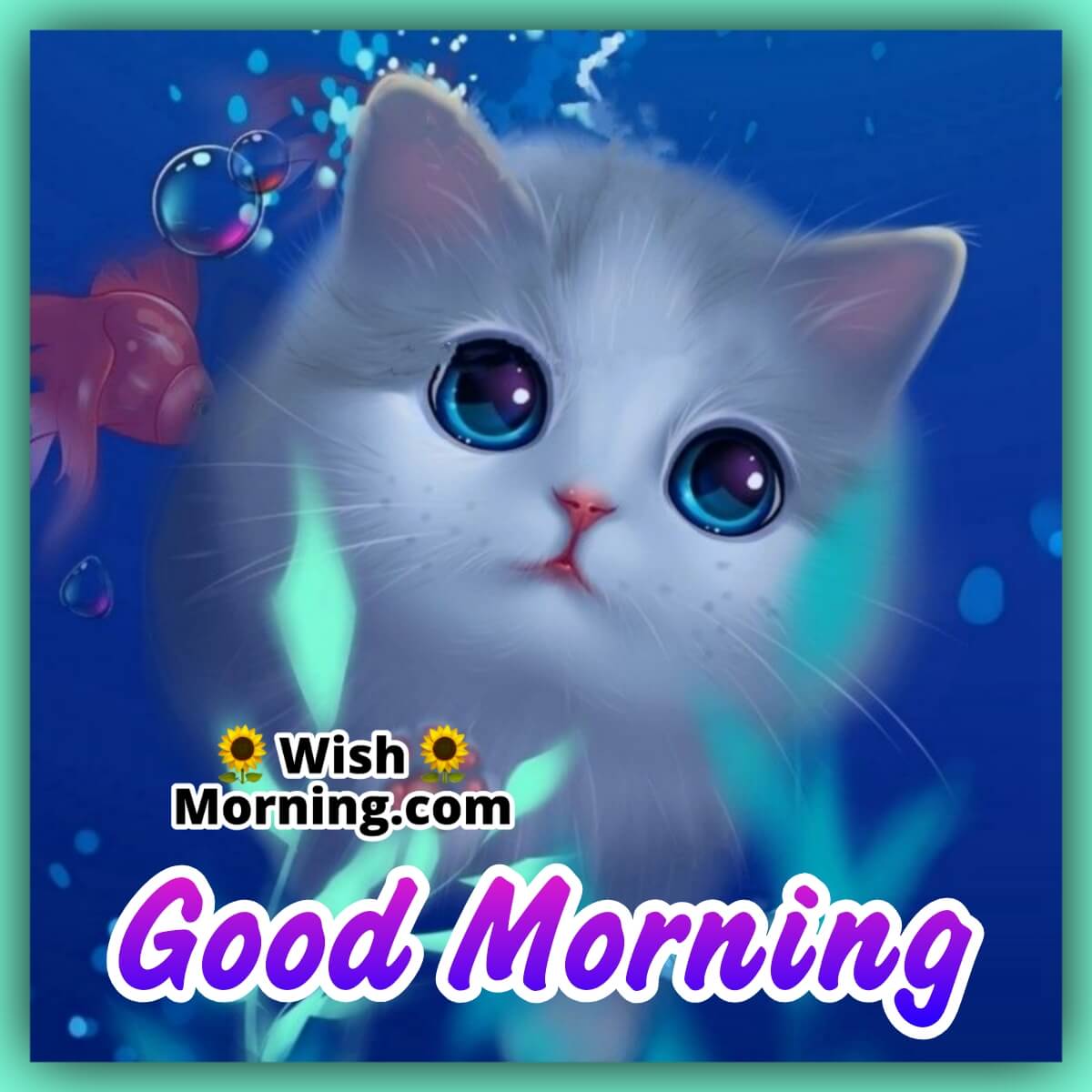 Good Morning Kitty Card