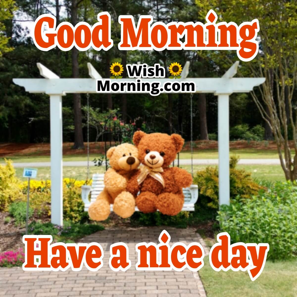 Good Morning Teddy Wishes