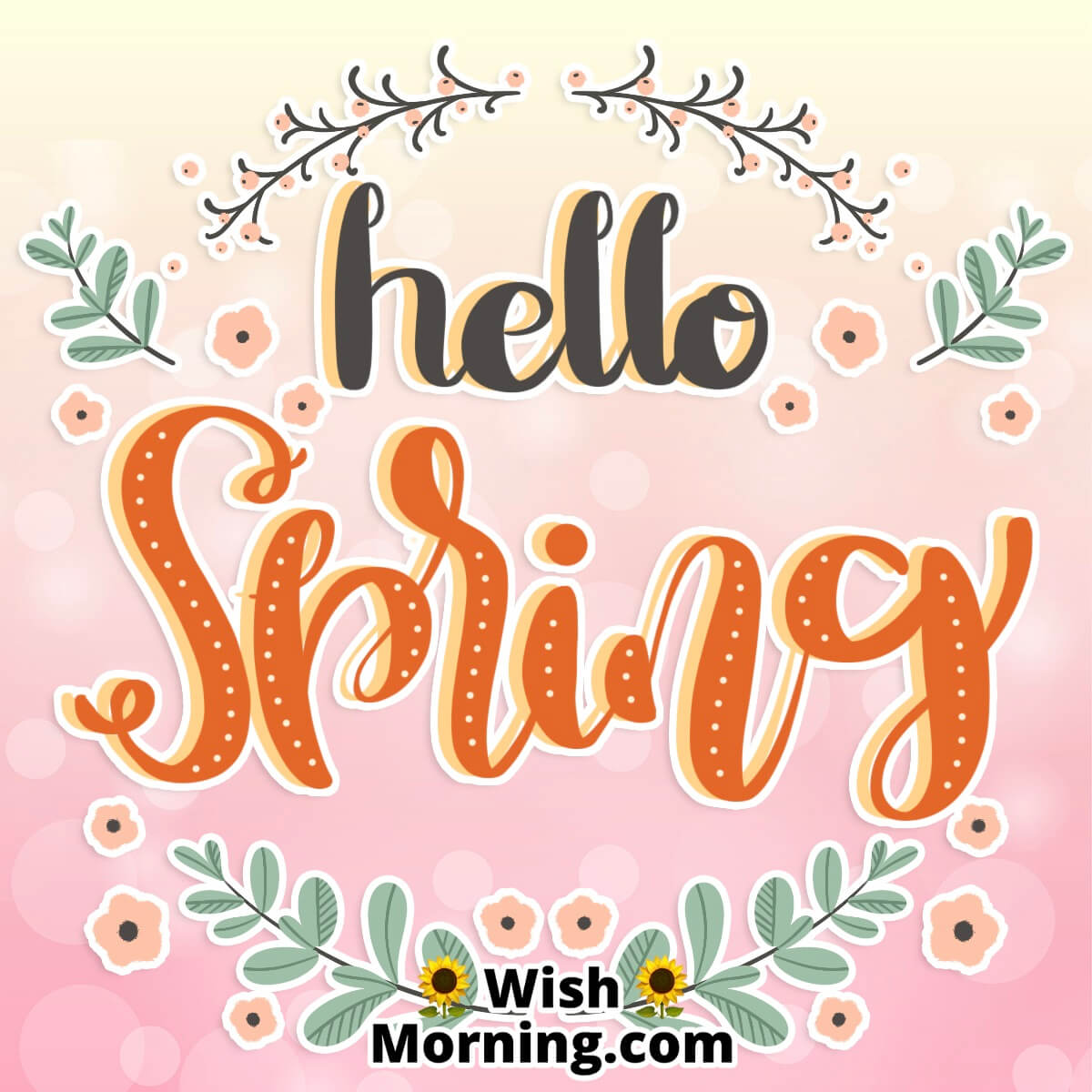 Hello Spring Card