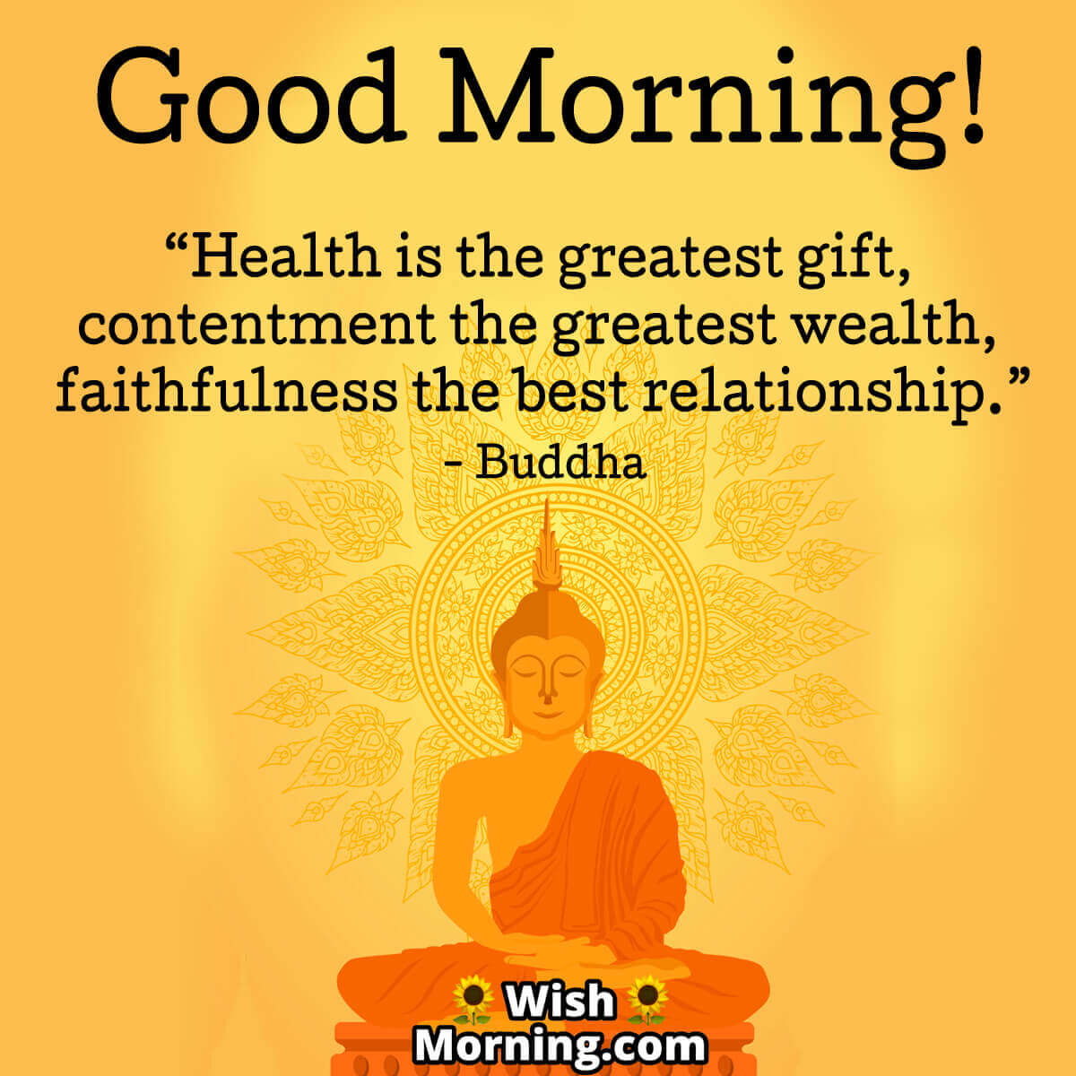 Good Morning Buddha Messages