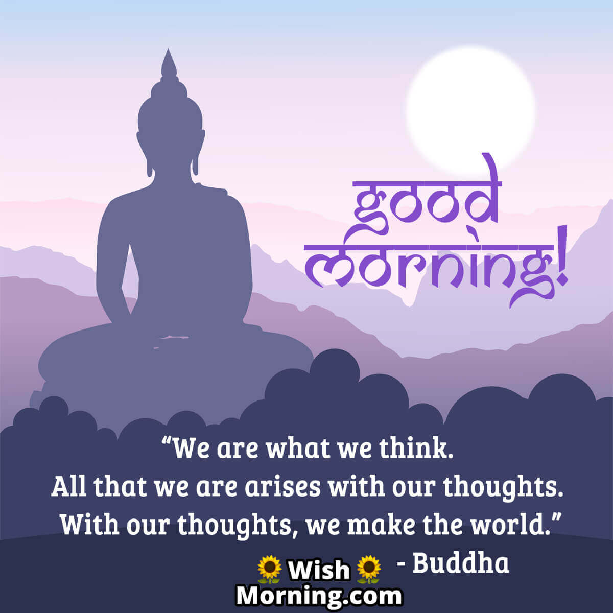 Good Morning Buddha Quote