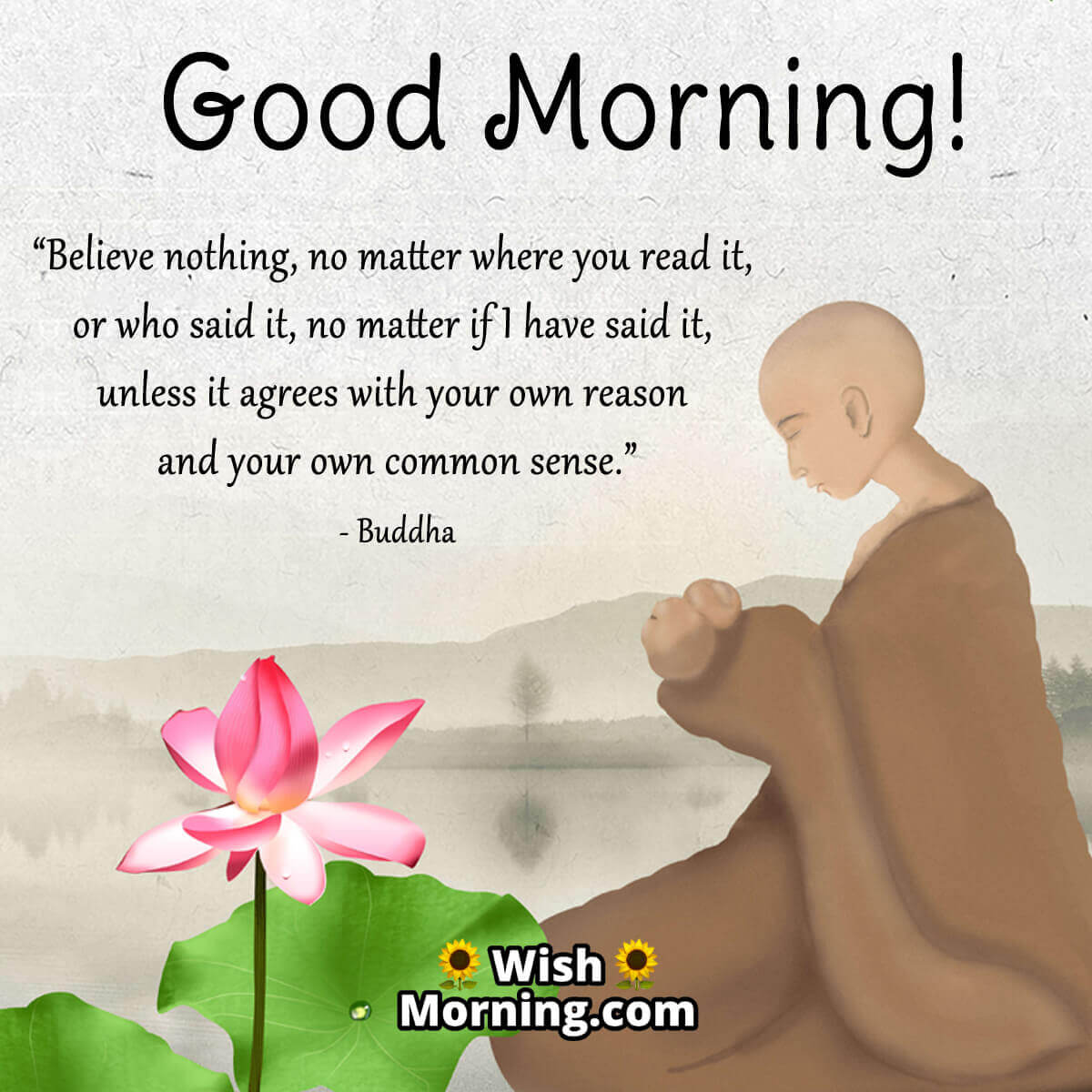 Good Morning Buddha Thoughts