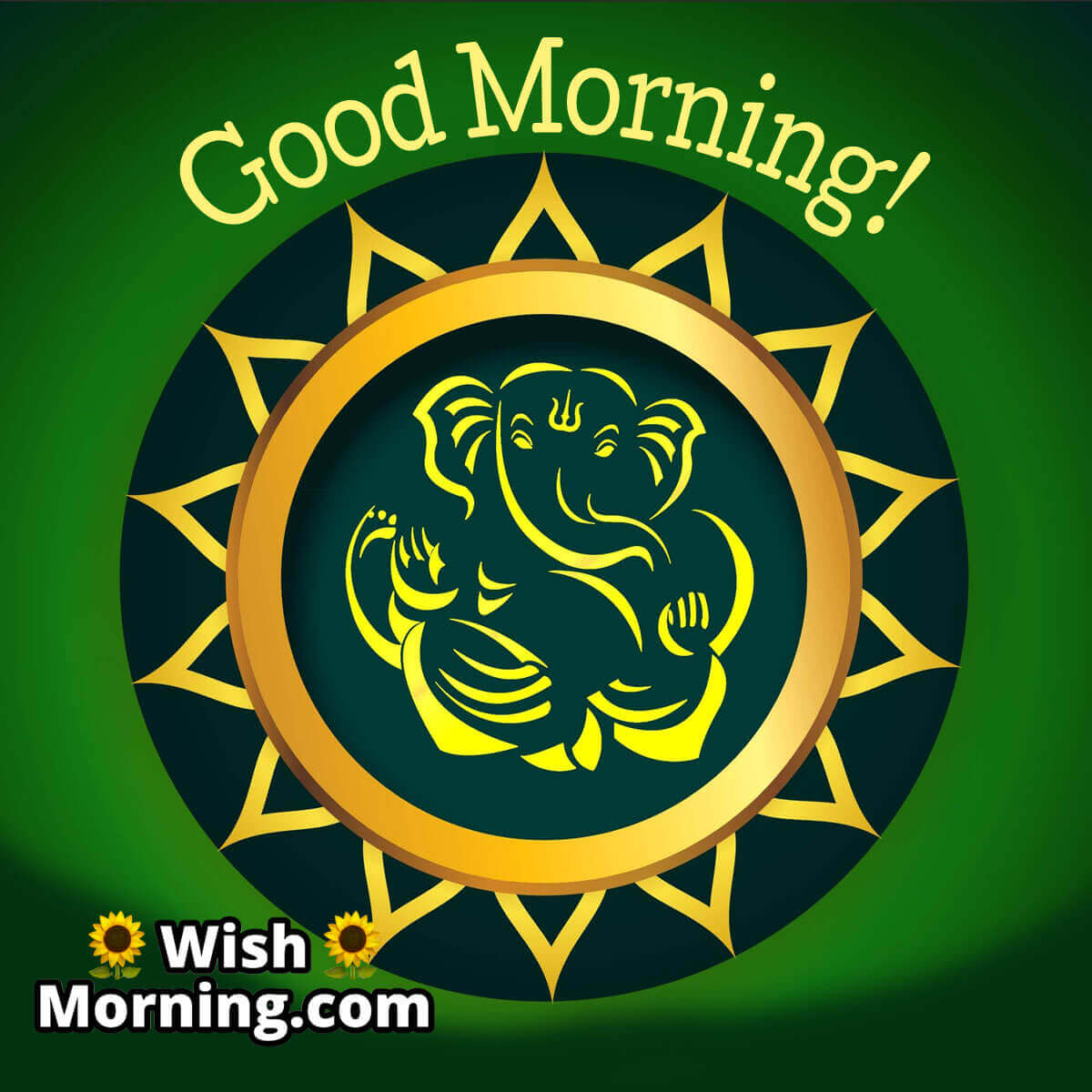 Good Morning Ganpati Bappa