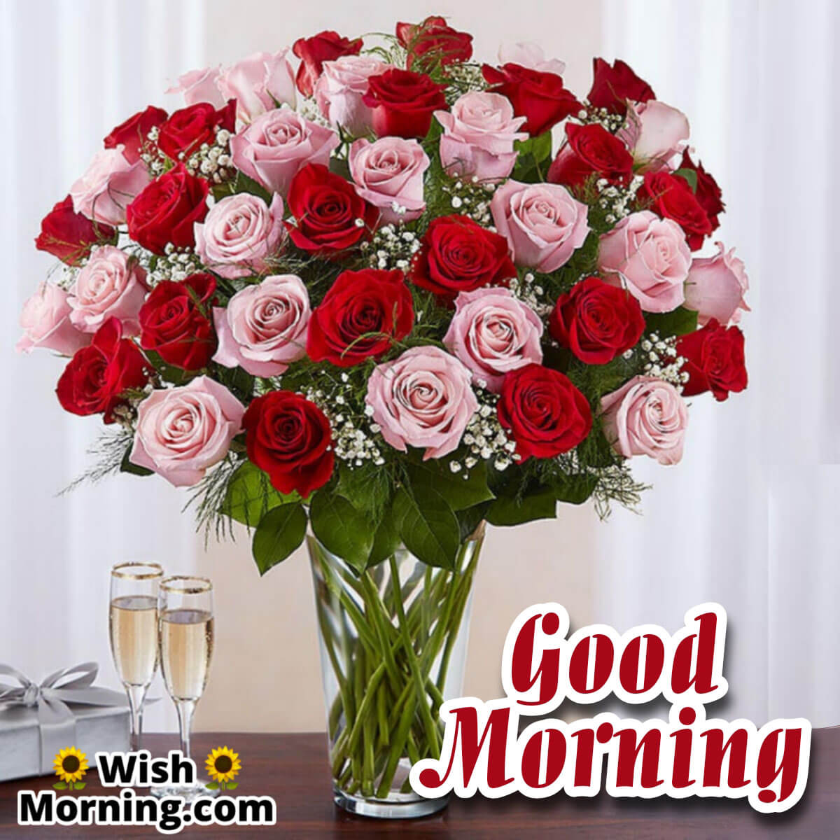 Good Morning Rose Bouquet Image