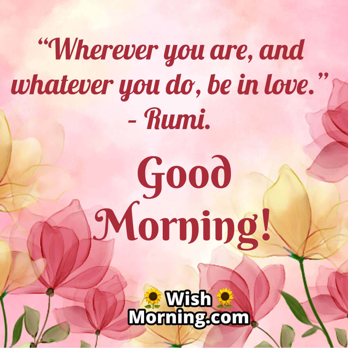 Good Morning Rumi Poem