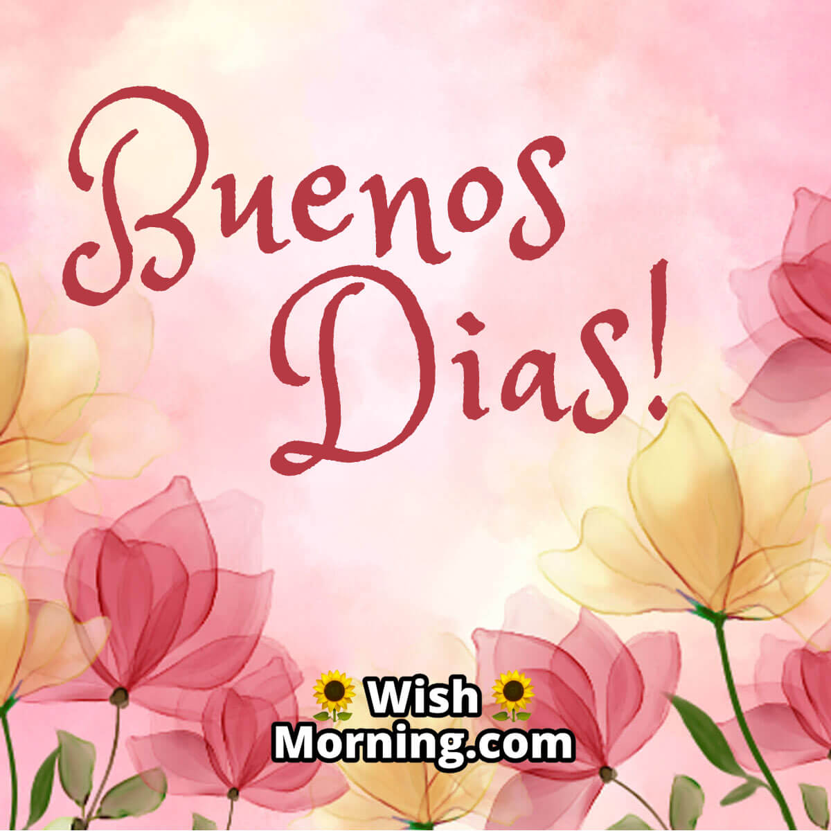 Good Morning Spanish Flowers