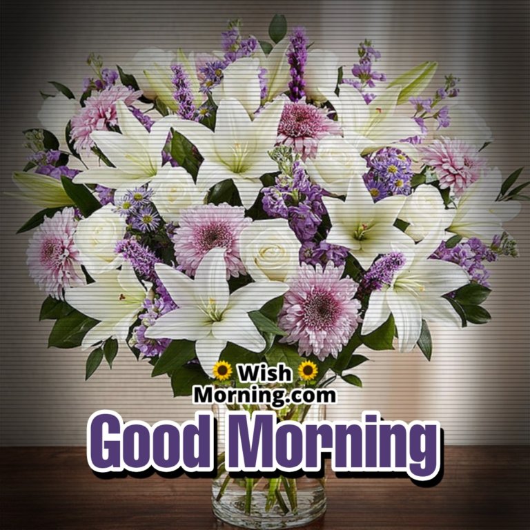 Good Morning Flower Bouquet Images Wish Morning