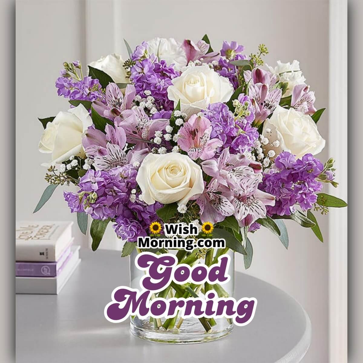 Good Morning Flower Bouquet Image