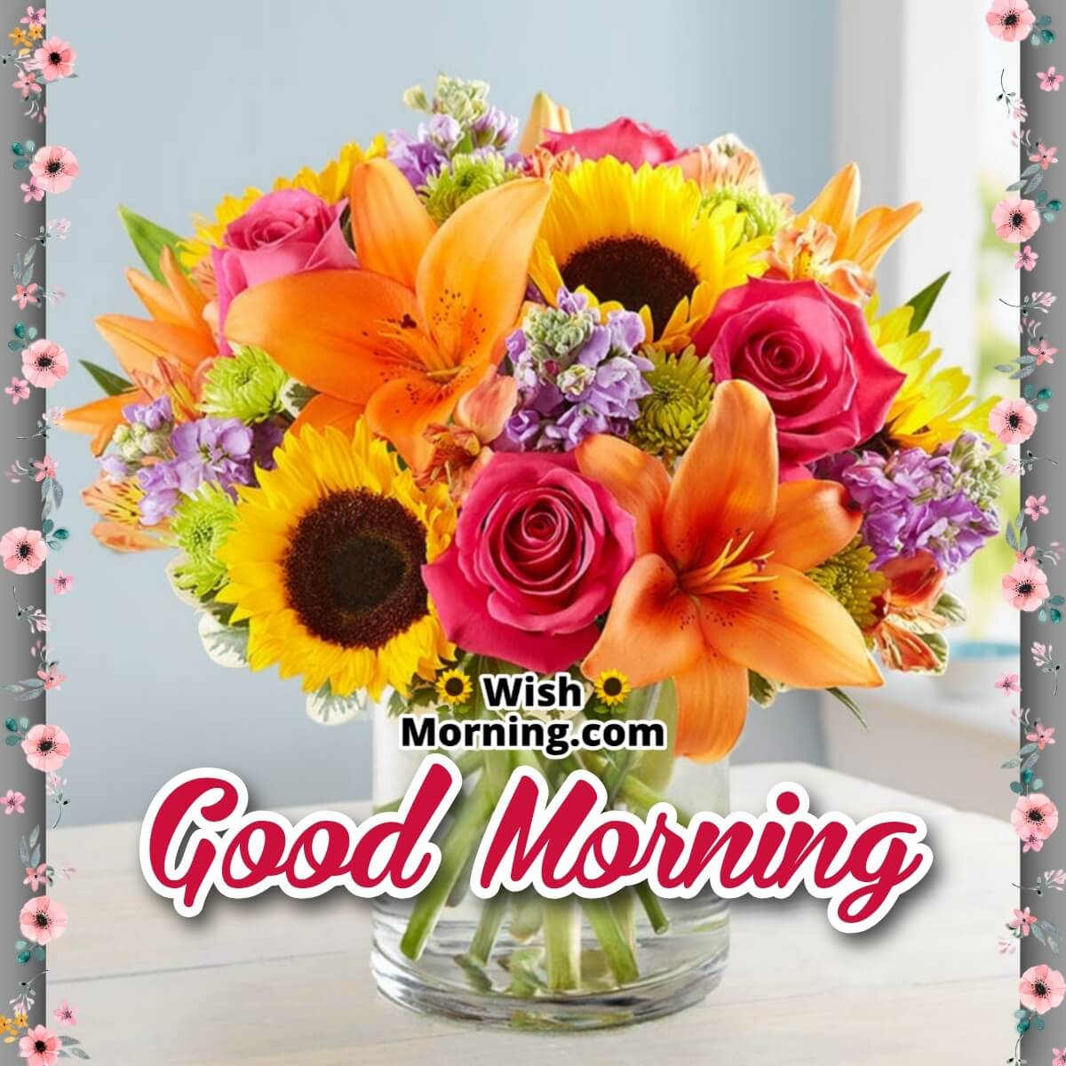 Good Morning Flower Bouquet Images