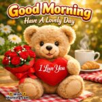 Cute Good Morning Teddy Bear Image