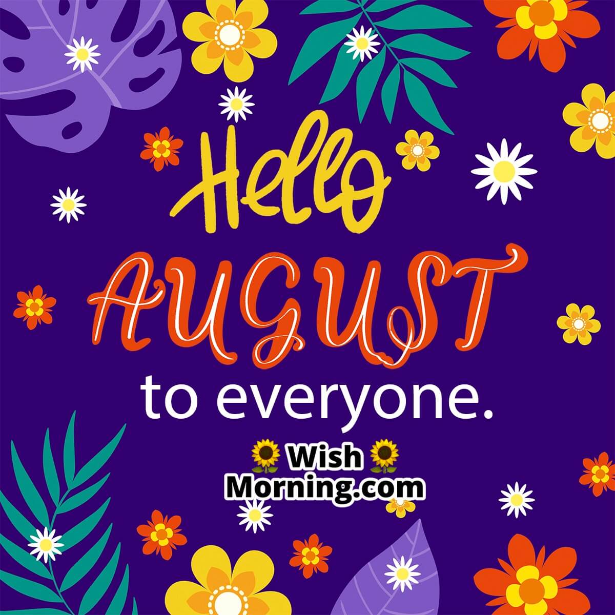 Hello August Image