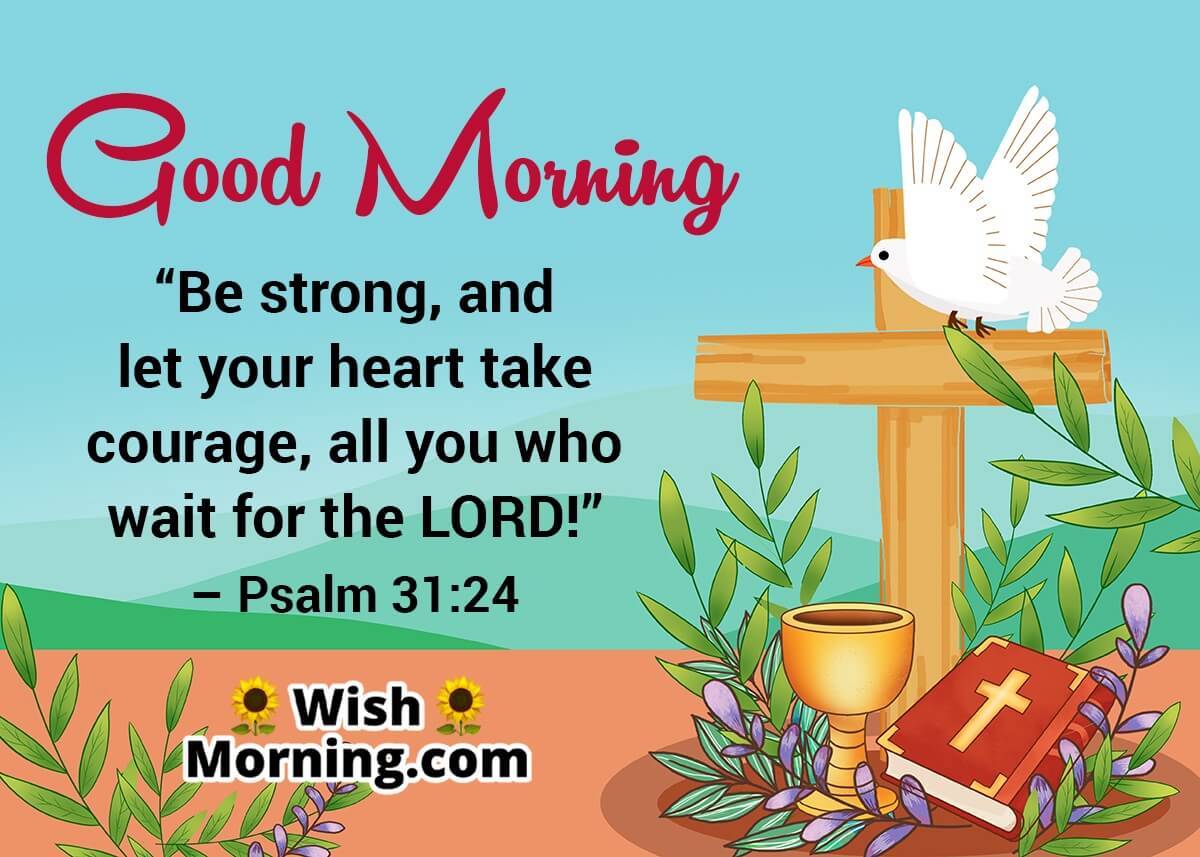Good Morning Bible Verse Image