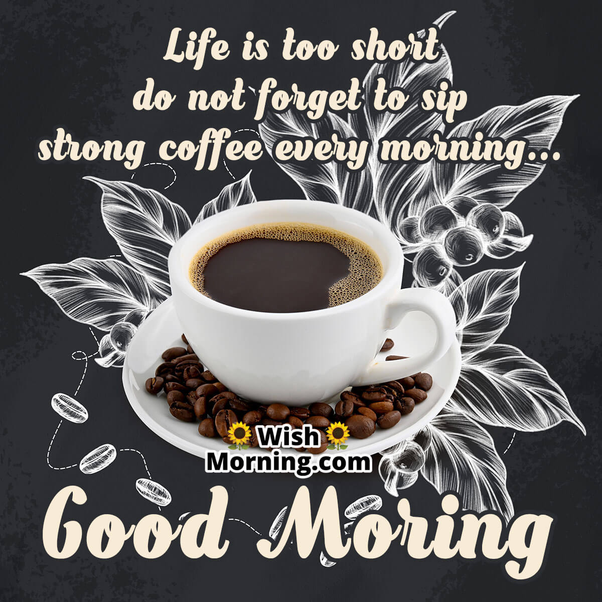 Good Morning Coffee Message
