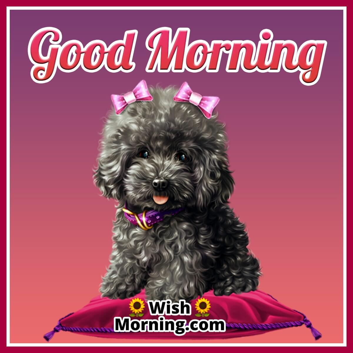 Good Morning – Cute Dog Image