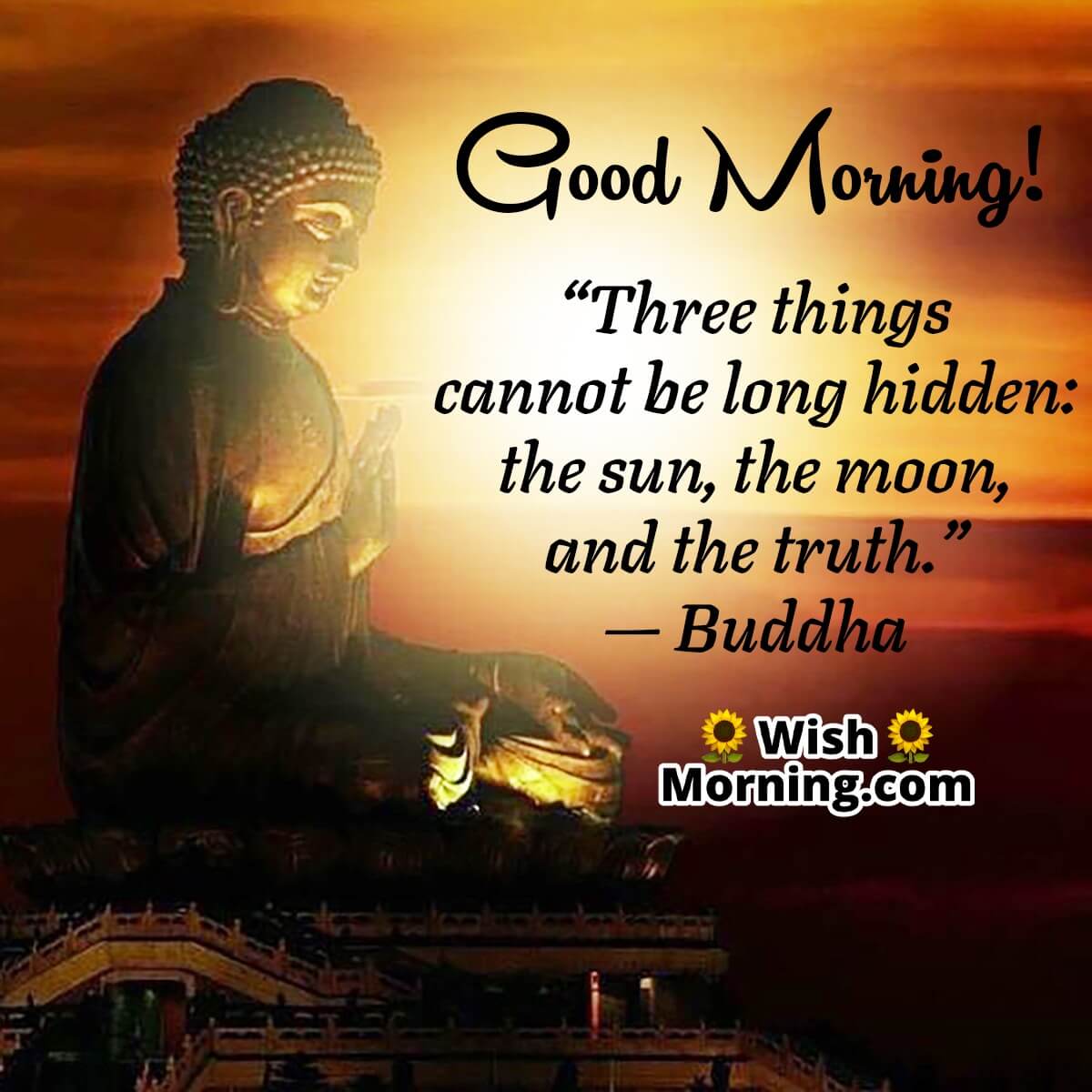 Good Morning Buddha Quotes Images