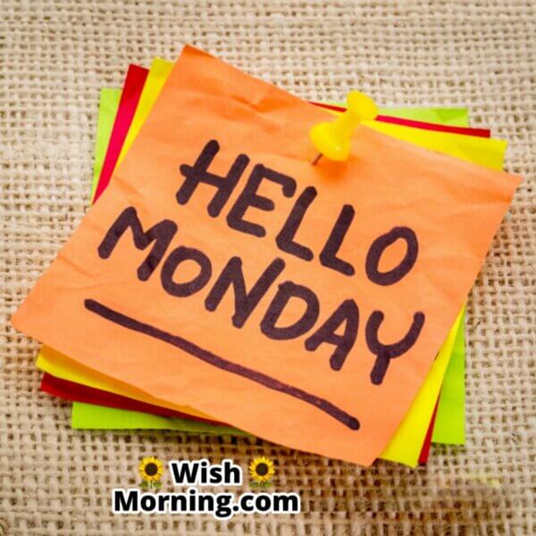 Hello Monday Wishes for a Fresh and Motivated Start - Wish Morning
