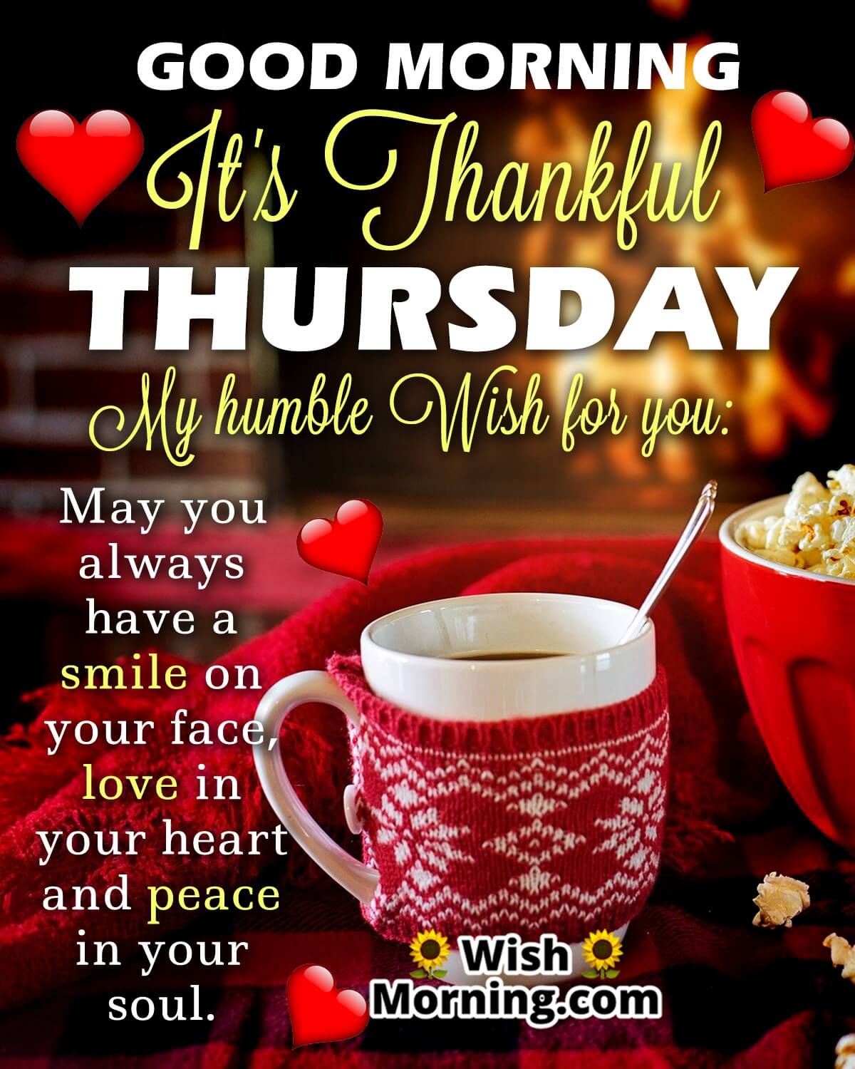 Good Morning Thankful Thursday Wishes