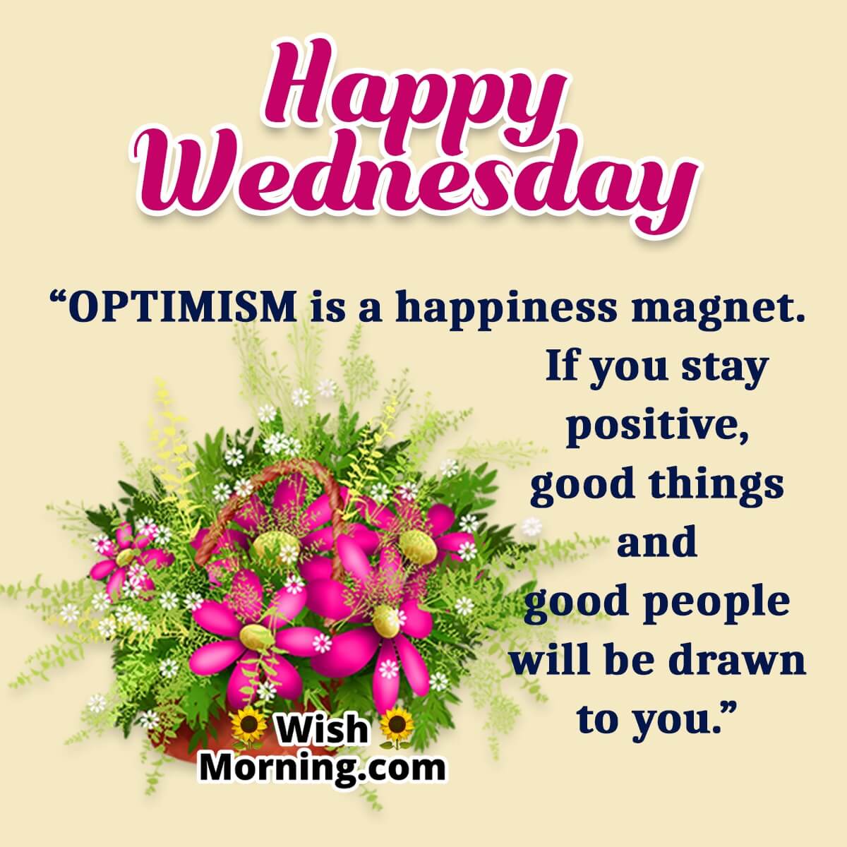 Happy Wednesday Positive Quote