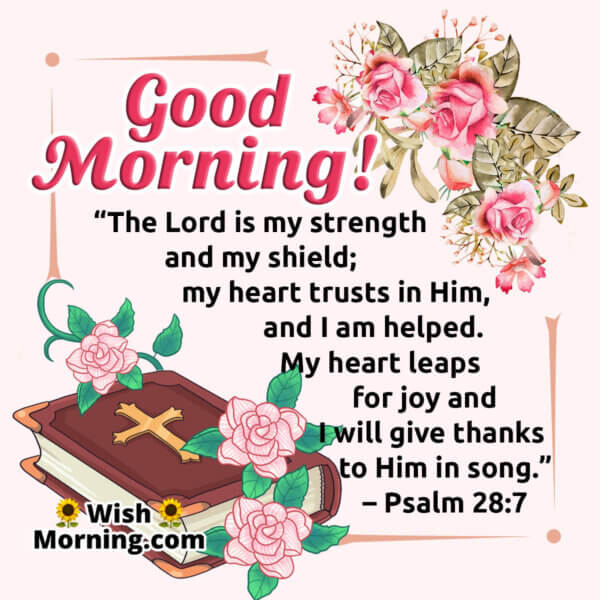 Good Morning Bible Quotes for Blessings and Guidance - Wish Morning