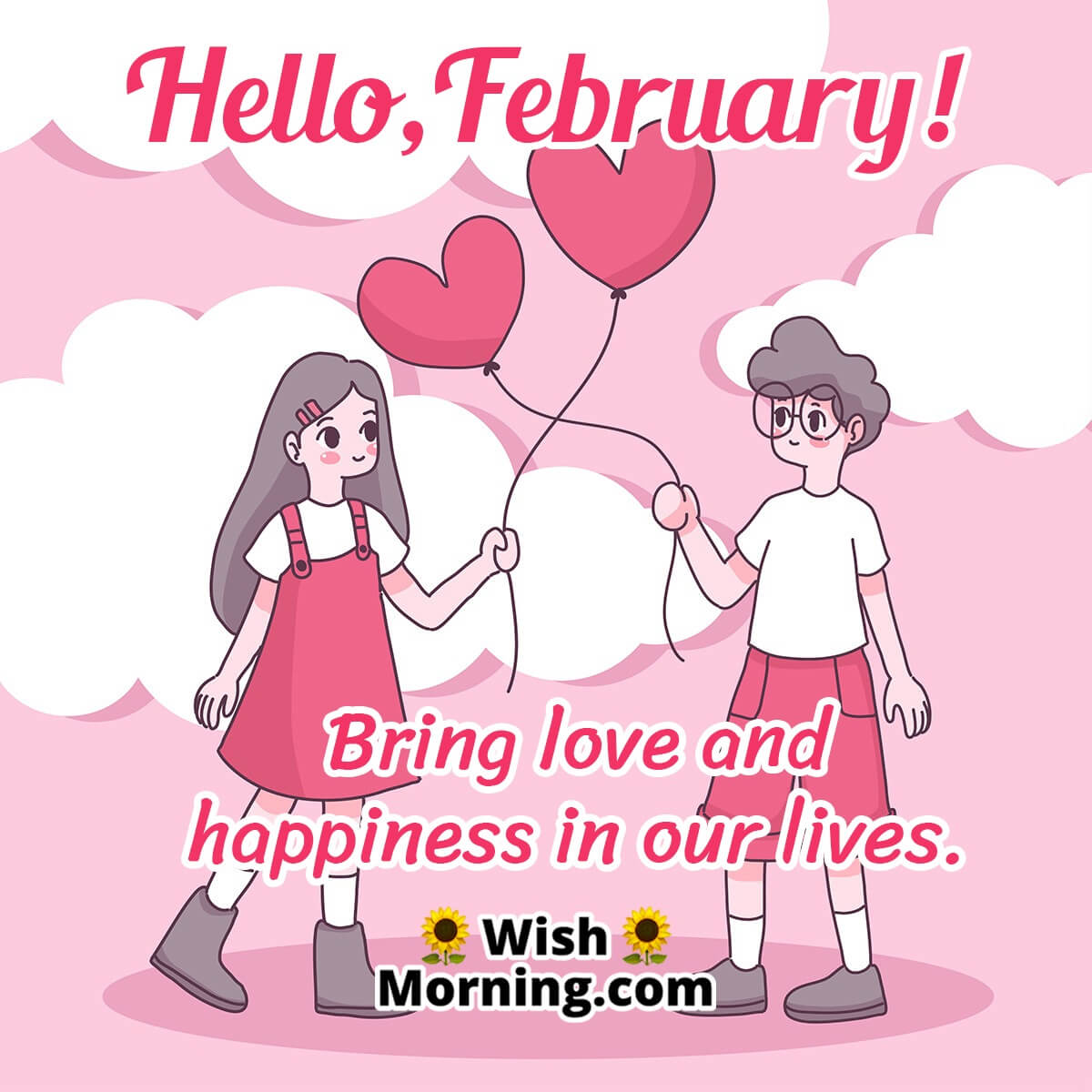 Hello, February Wish Image