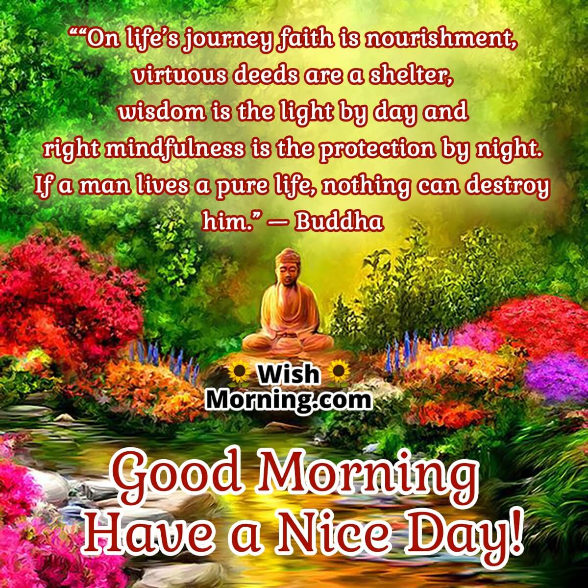 Good Morning Buddha Quotes - Wish Morning