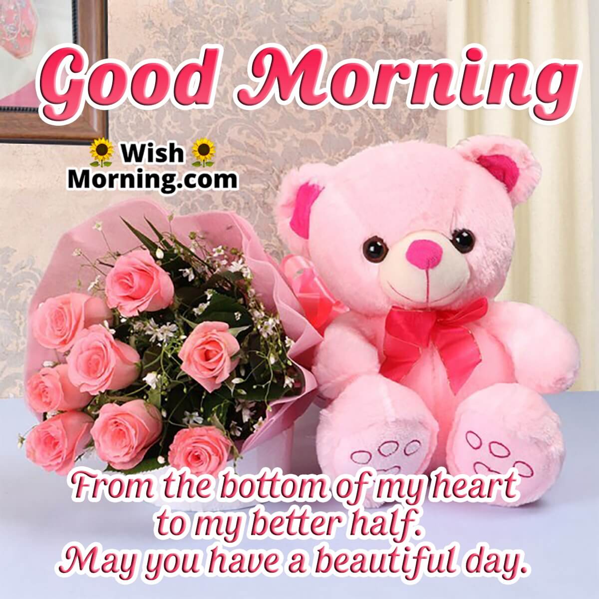 Good Morning Teddy Message For Husband