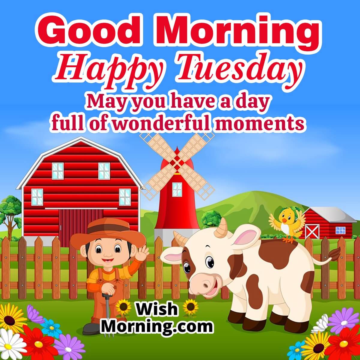 Tuesday Morning Wishes - Wish Morning