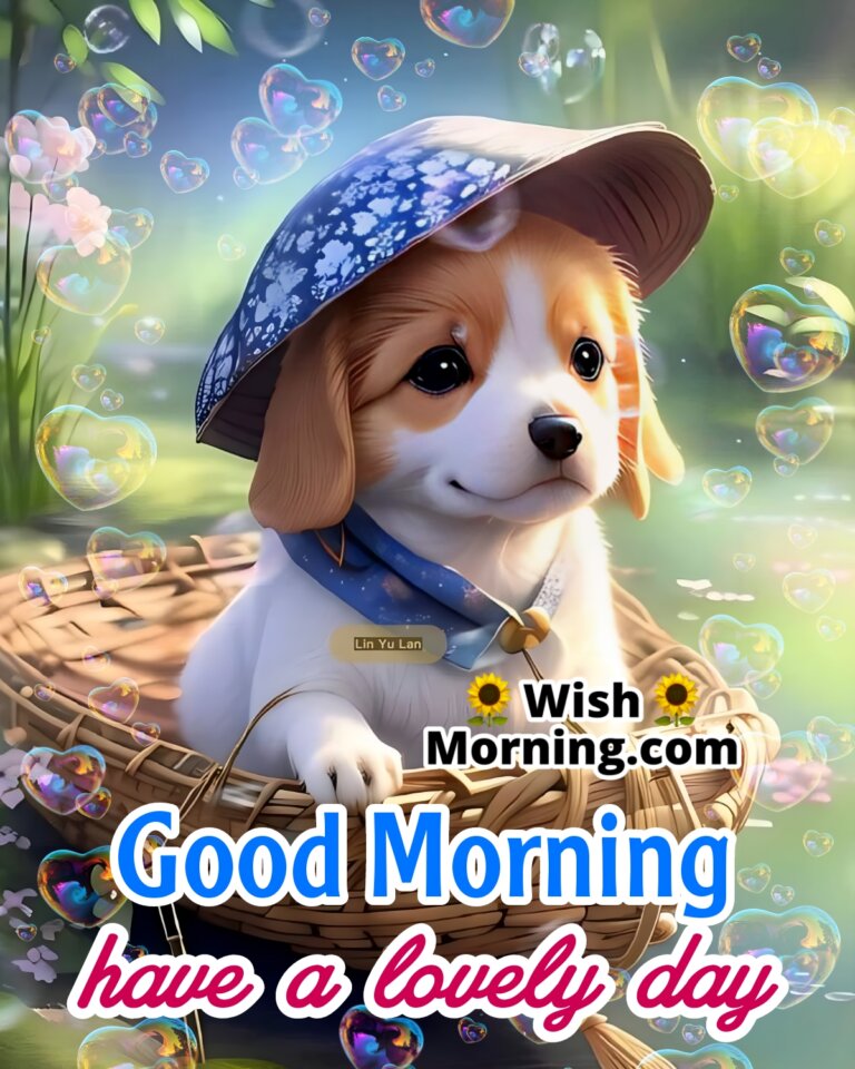 Good Morning Dog Images for a Joyful Start - Wish Morning