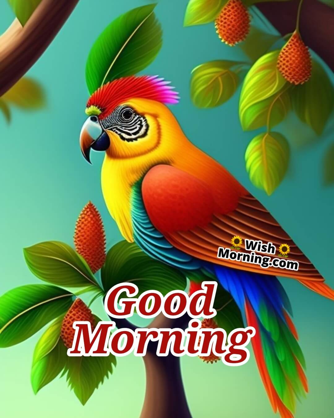 Good Morning Parrot Pic
