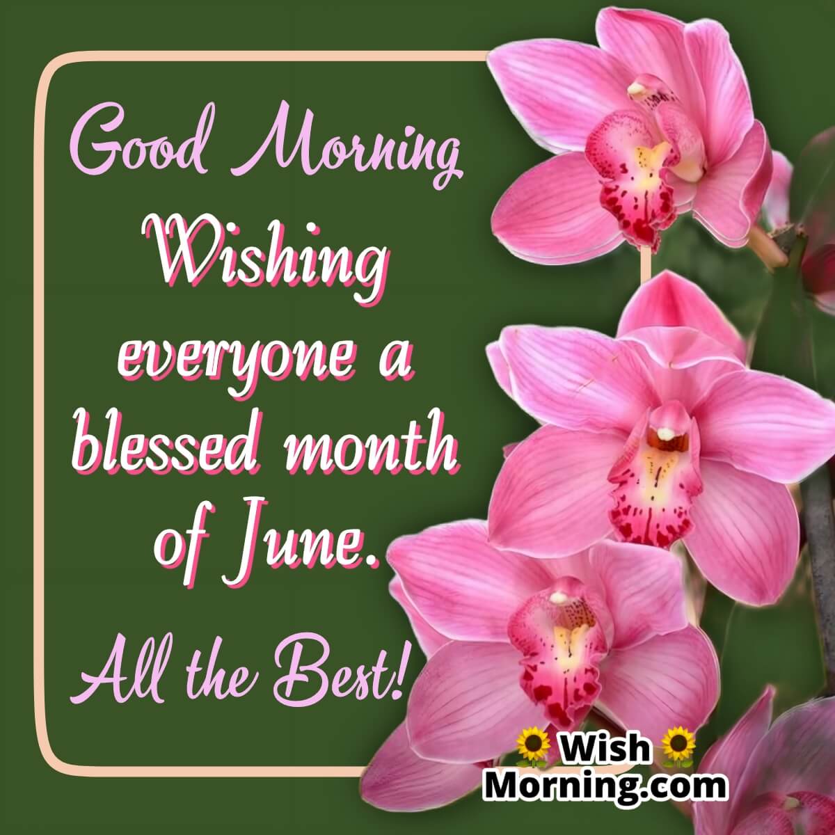 Good Morning June Wish