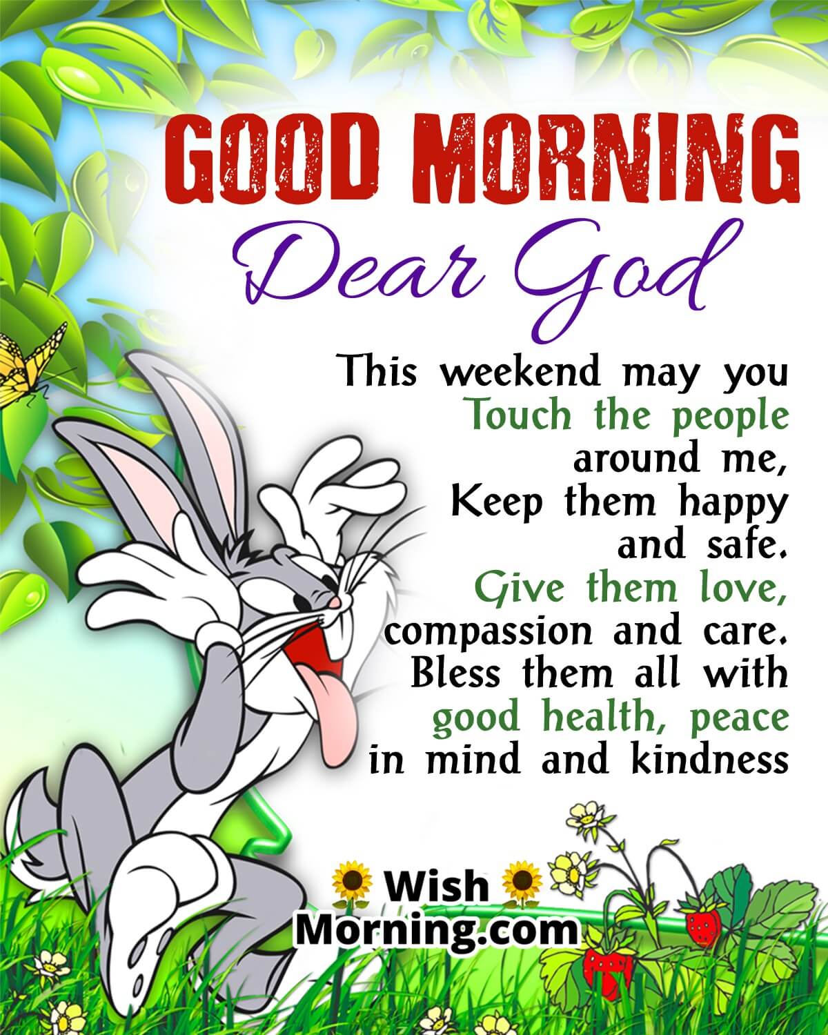 Good Morning Weekend God Wishes