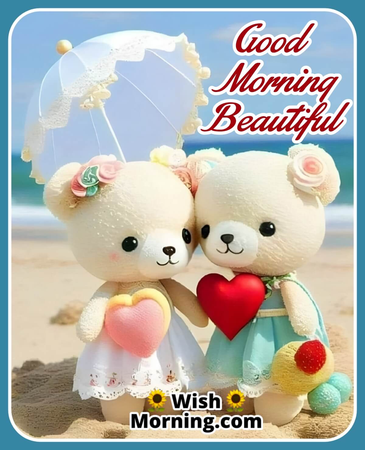 Beautiful Good Morning Teddy For Her