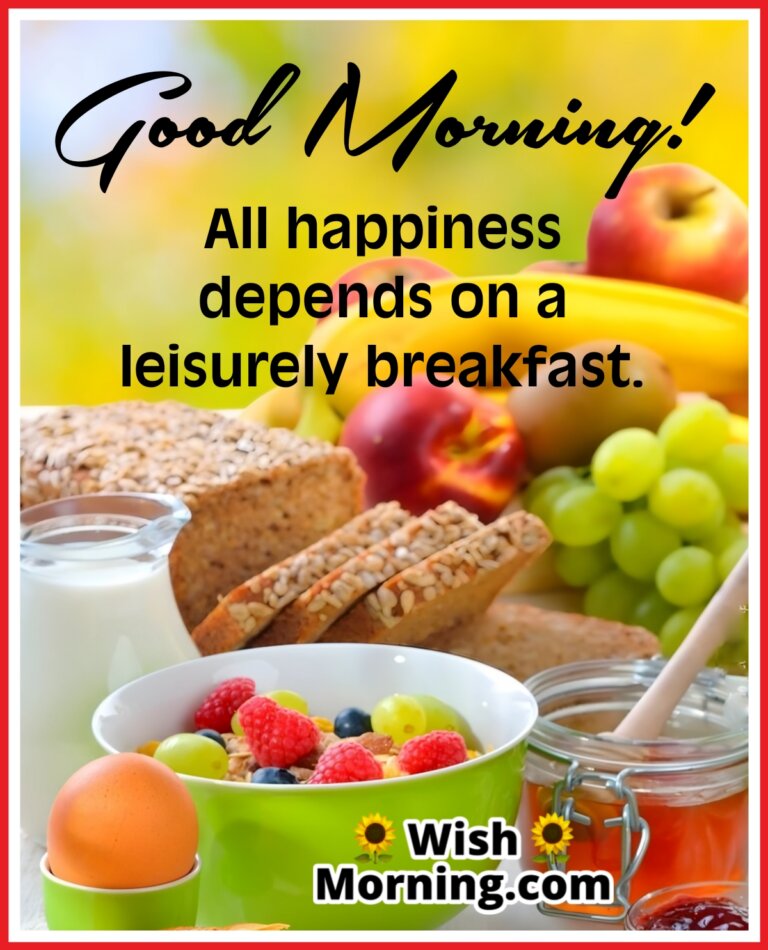 Breakfast Bliss Capturing the Perfect Morning Moments Wish Morning