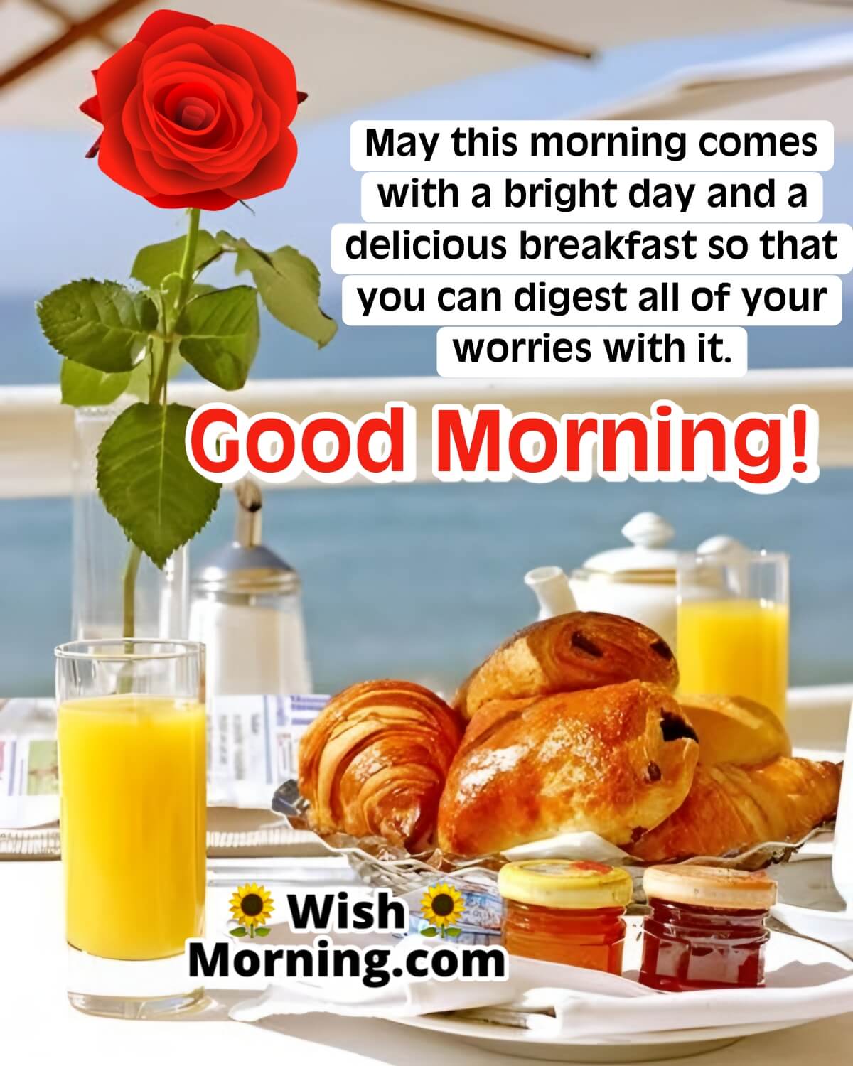 Good Morning Breakfast Wish