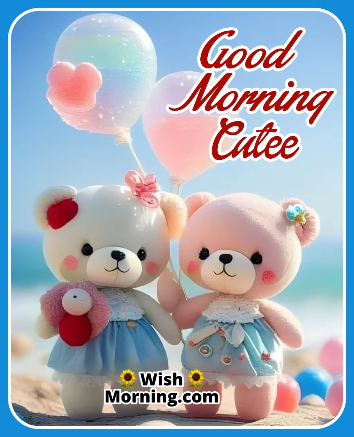 Good Morning Cute Teddy For Her