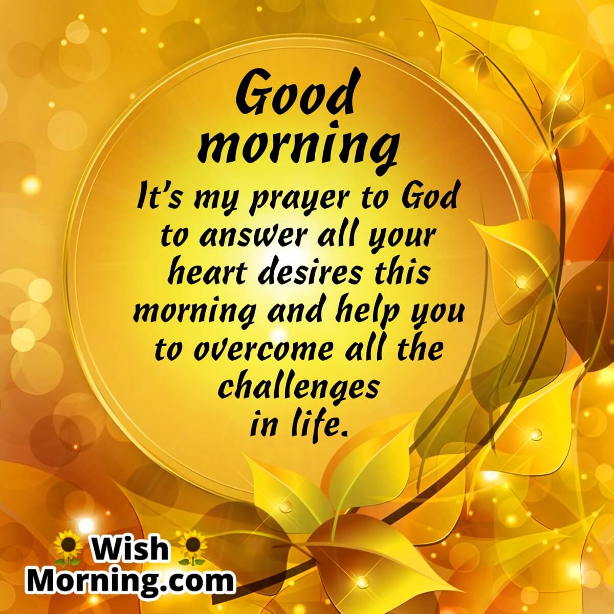 good morning prayer to god