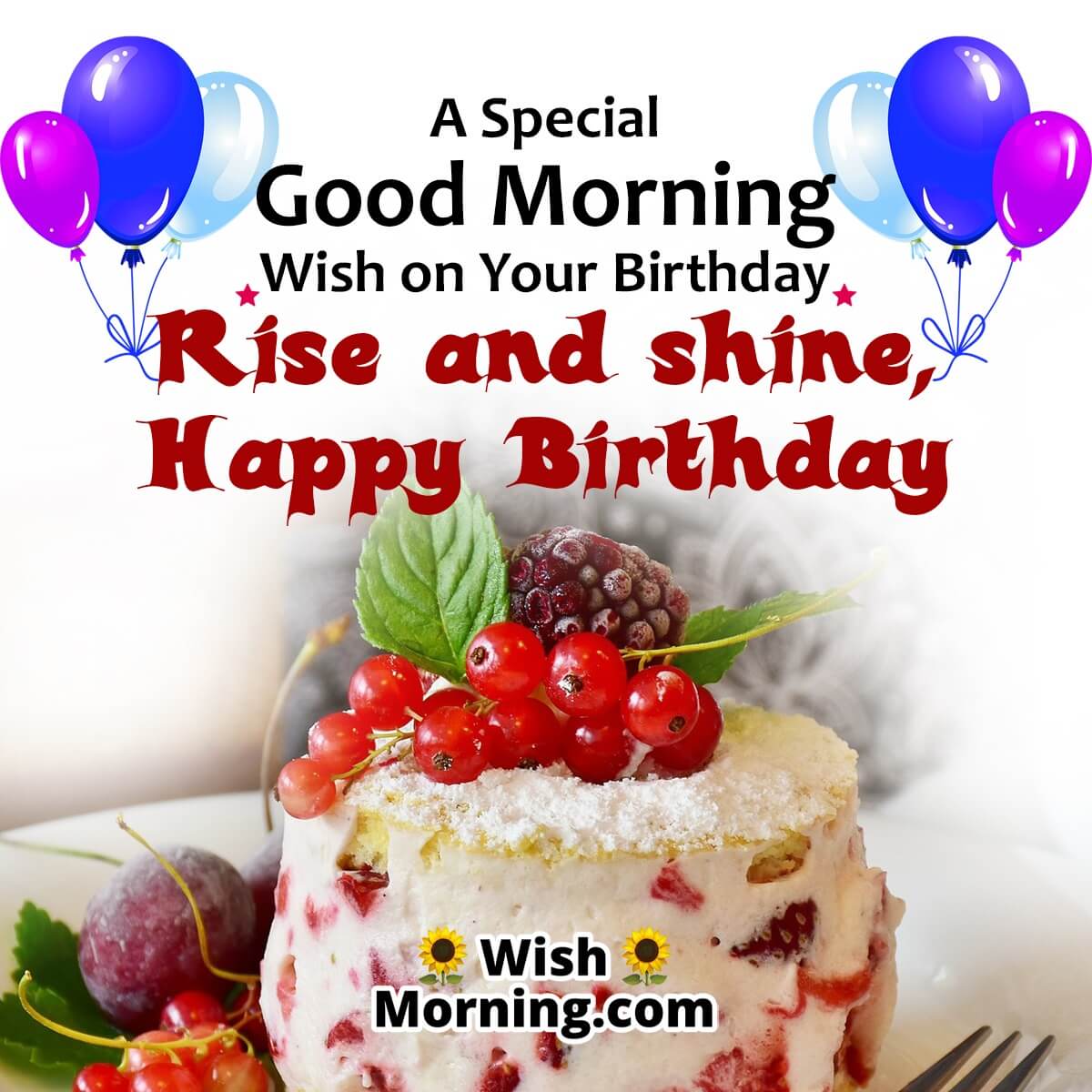 Special Good Morning Birthday Wish