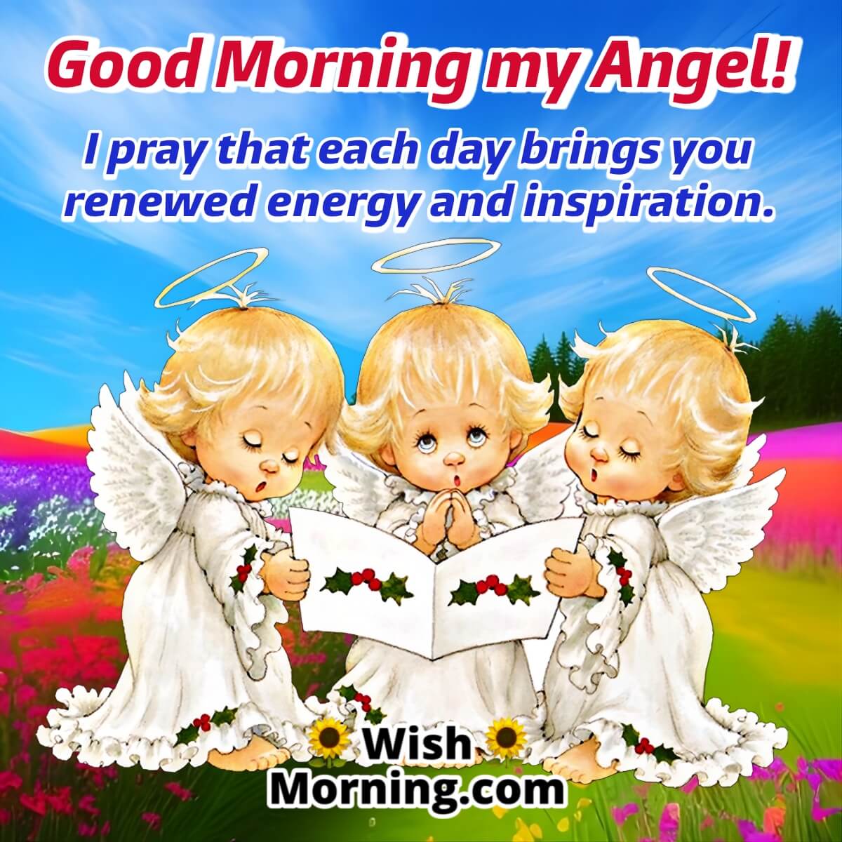 Good Morning My Angel Prayer Wish
