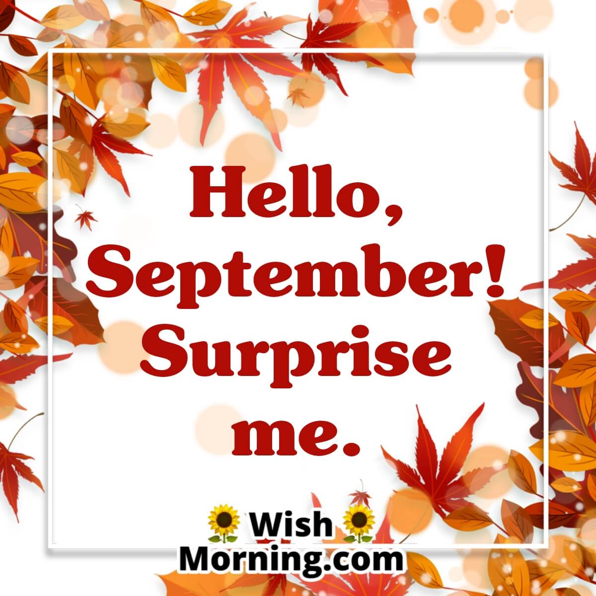 Hello September Wish Pic