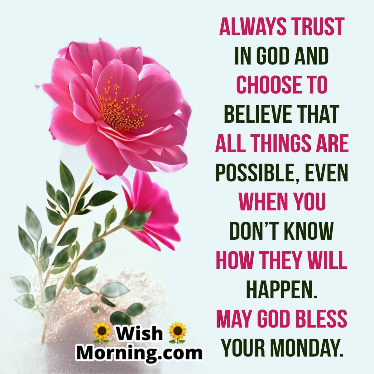 Monday Blessings Image