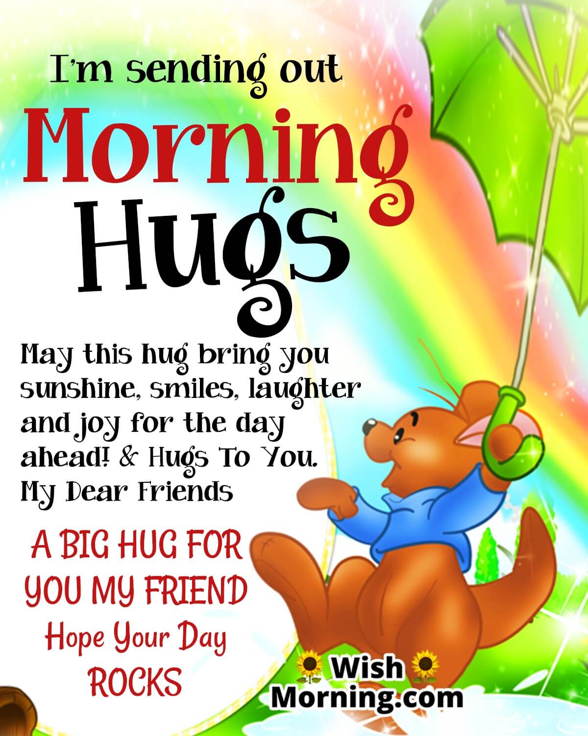 Morning Hugs For Friends