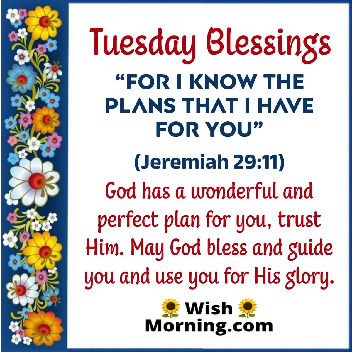 Tuesday Blessings Image