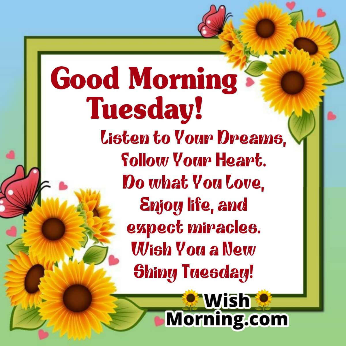 Good Morning Tuesday Wishes