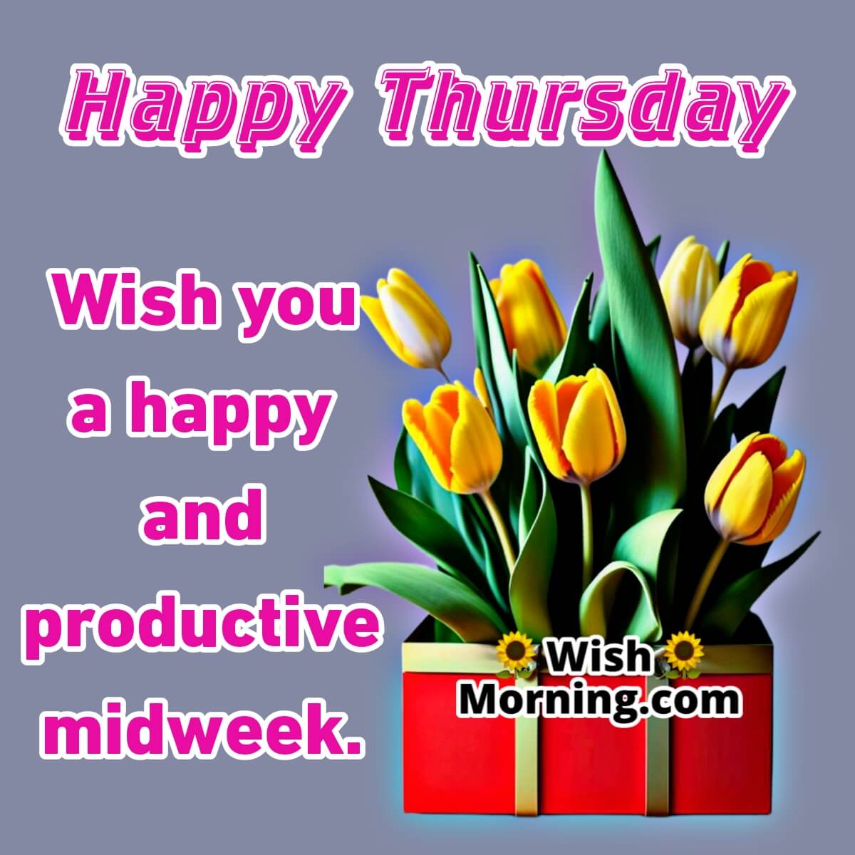 Happy Productive Thursday Morning Wish