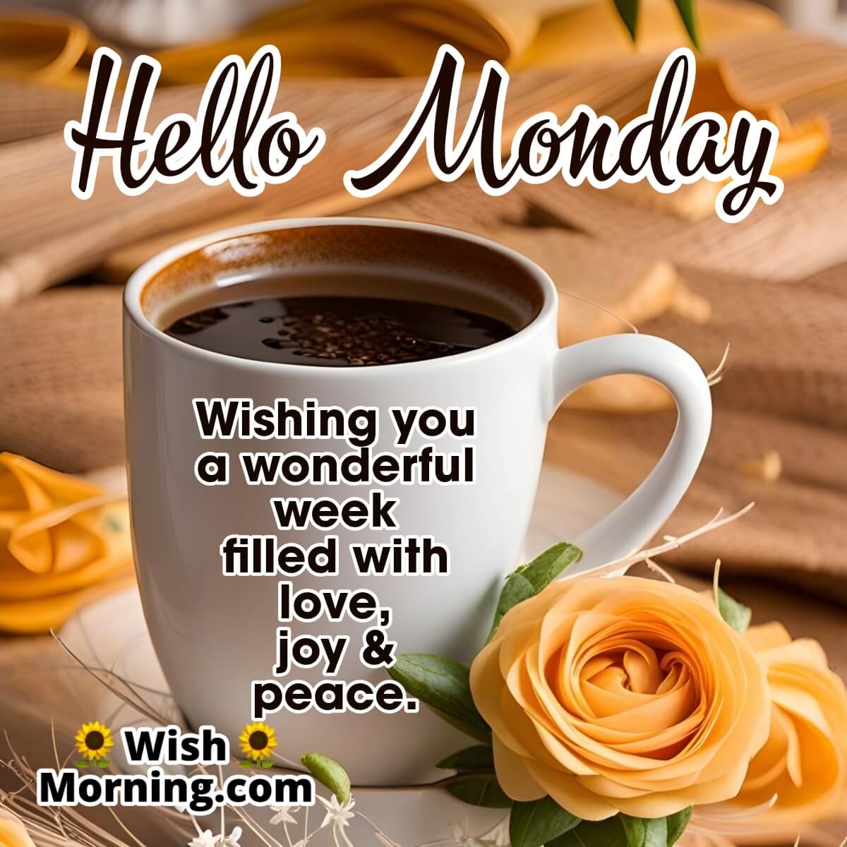 Hello Monday Wishes