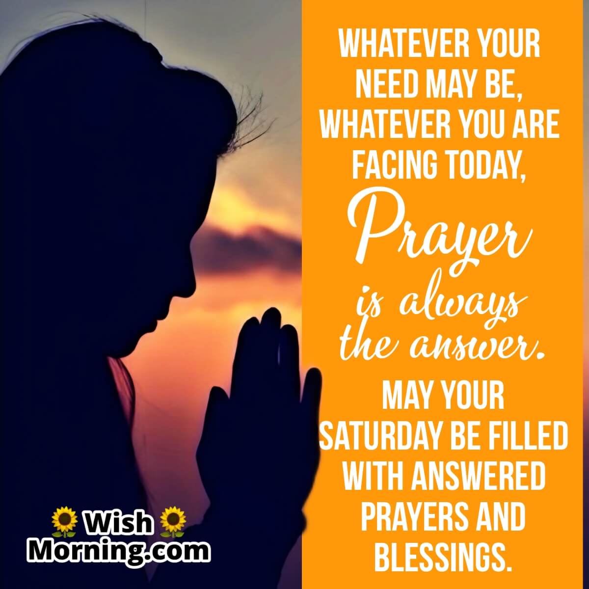 Saturday Blessings Prayer