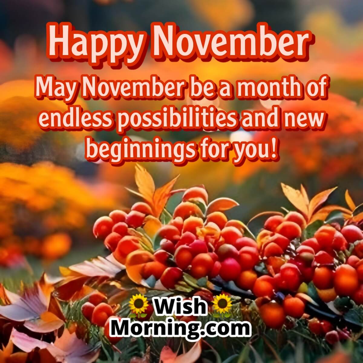 November Month Wish Pic