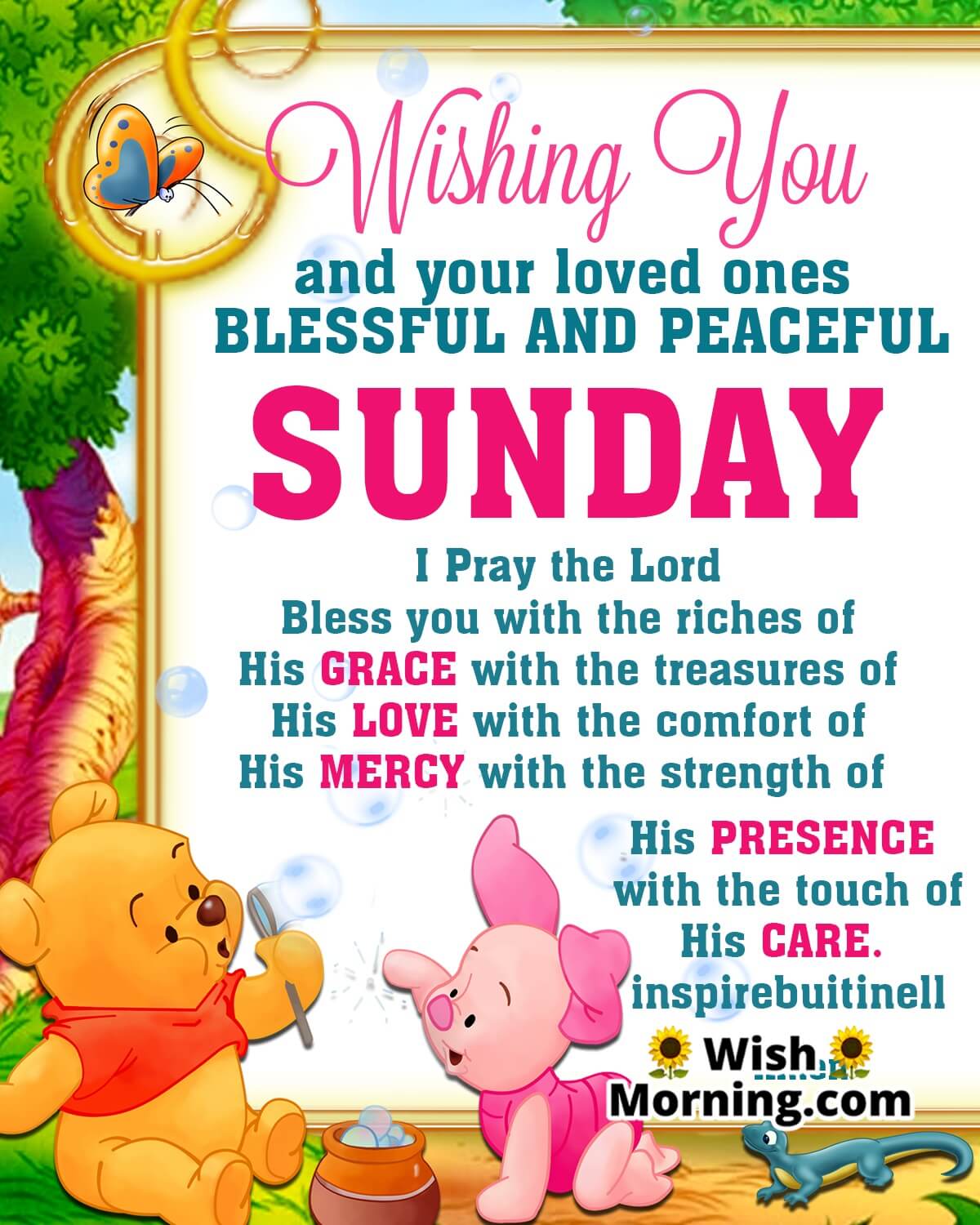 Blessful And Peaceful Sunday Wish For Loved Ones