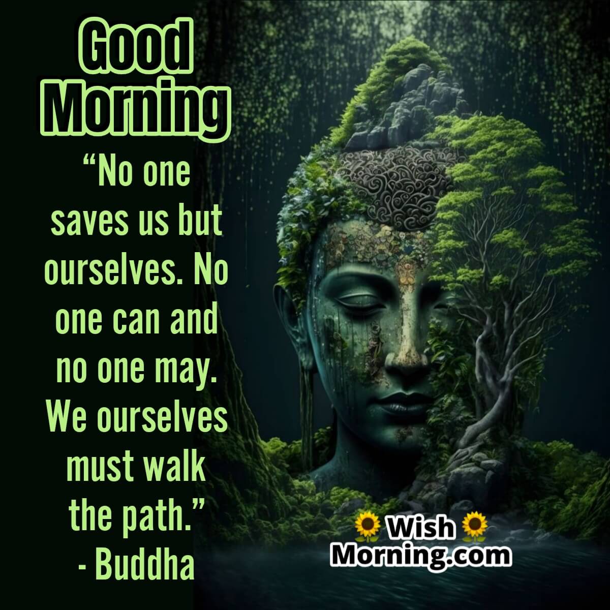 Good Morning Buddha Quote For Self